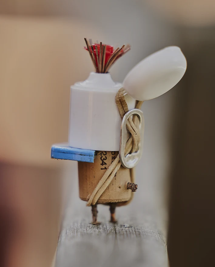 Juguetes con elementos reciclados