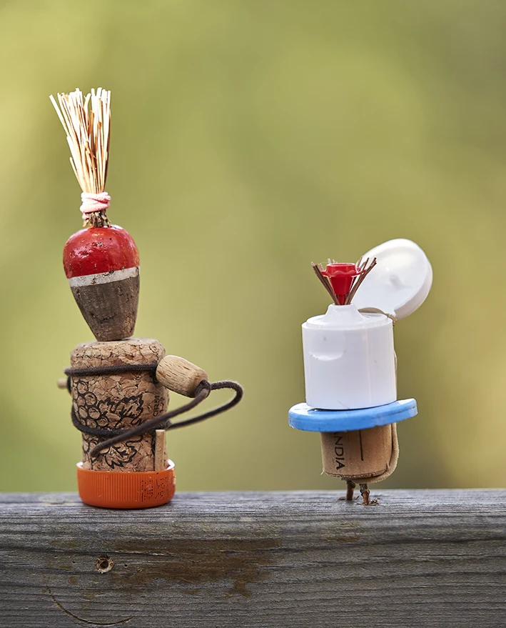 Juguetes con elementos reciclados